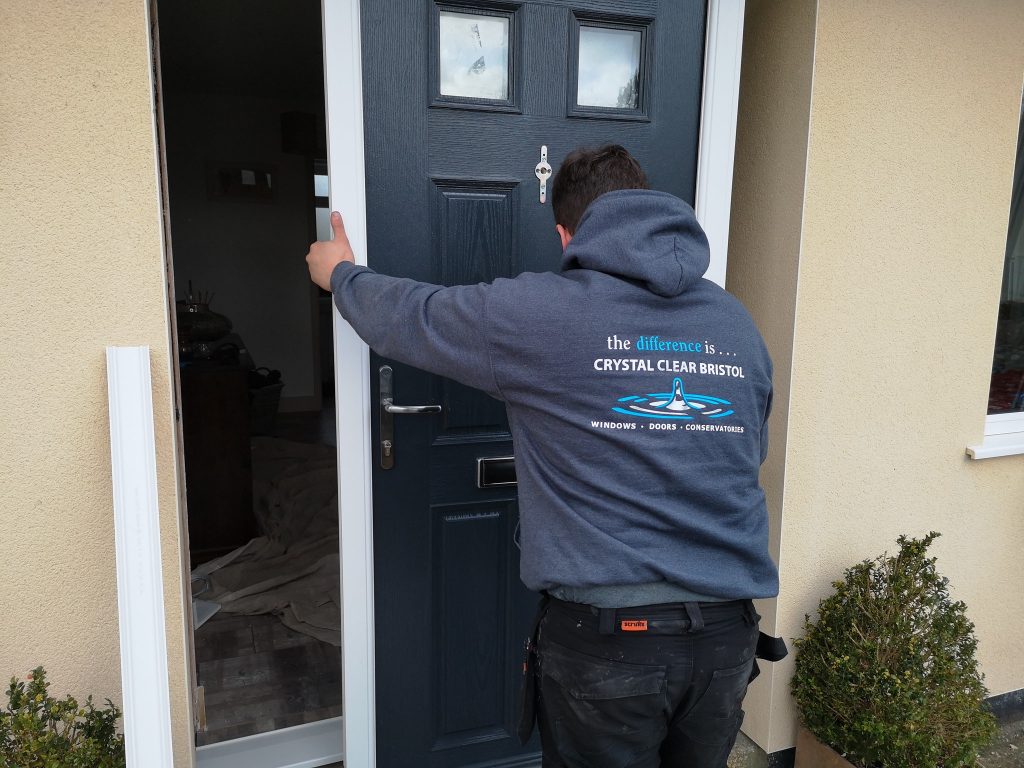 Fitting a new composite front door