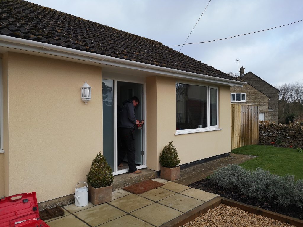 Front Door Being Removed