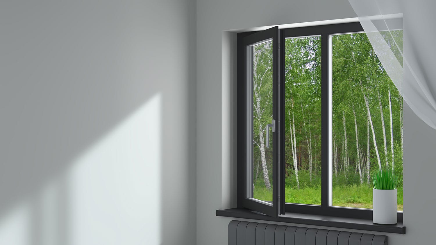 Clean Aluminium Windows